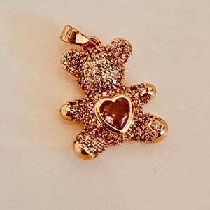 Sparkling Teddy Bear Pendant for Kids, teens, or adults.